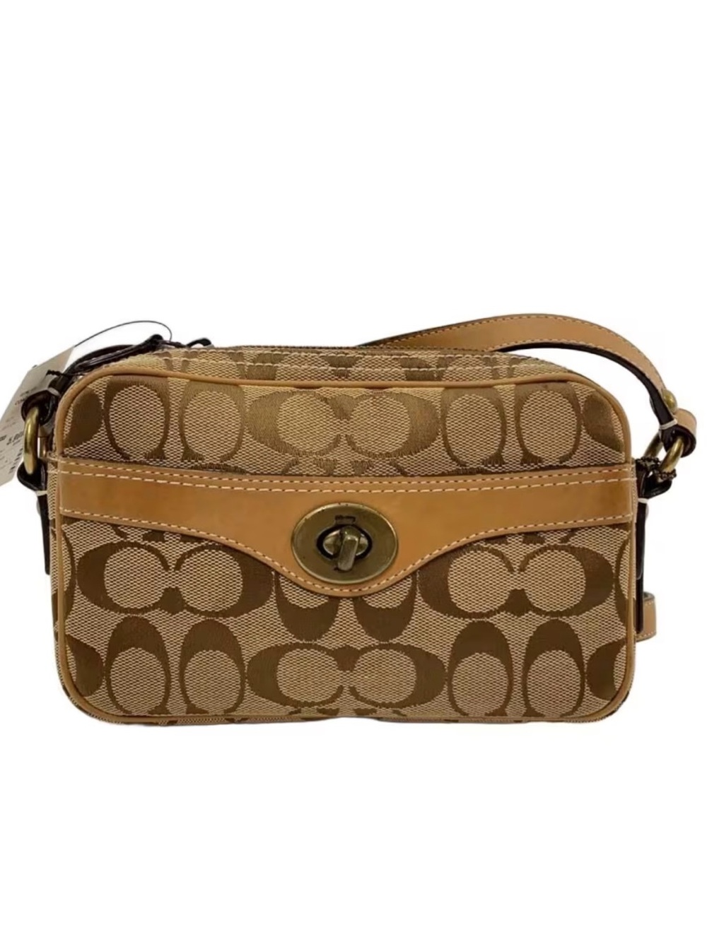 2006 Vintage Coach Hamptons Signature Jacquard Crossbody Bag – Style 10565 👜